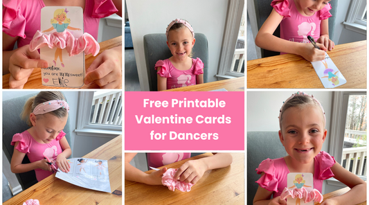 Free Printable Valentine Cards for Dancers – Perfect Studio Gift!