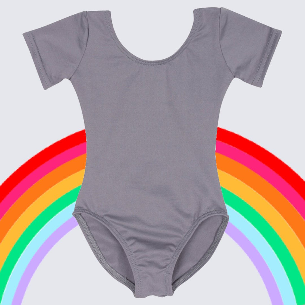 Gray Leotards for Toddlers and Girls