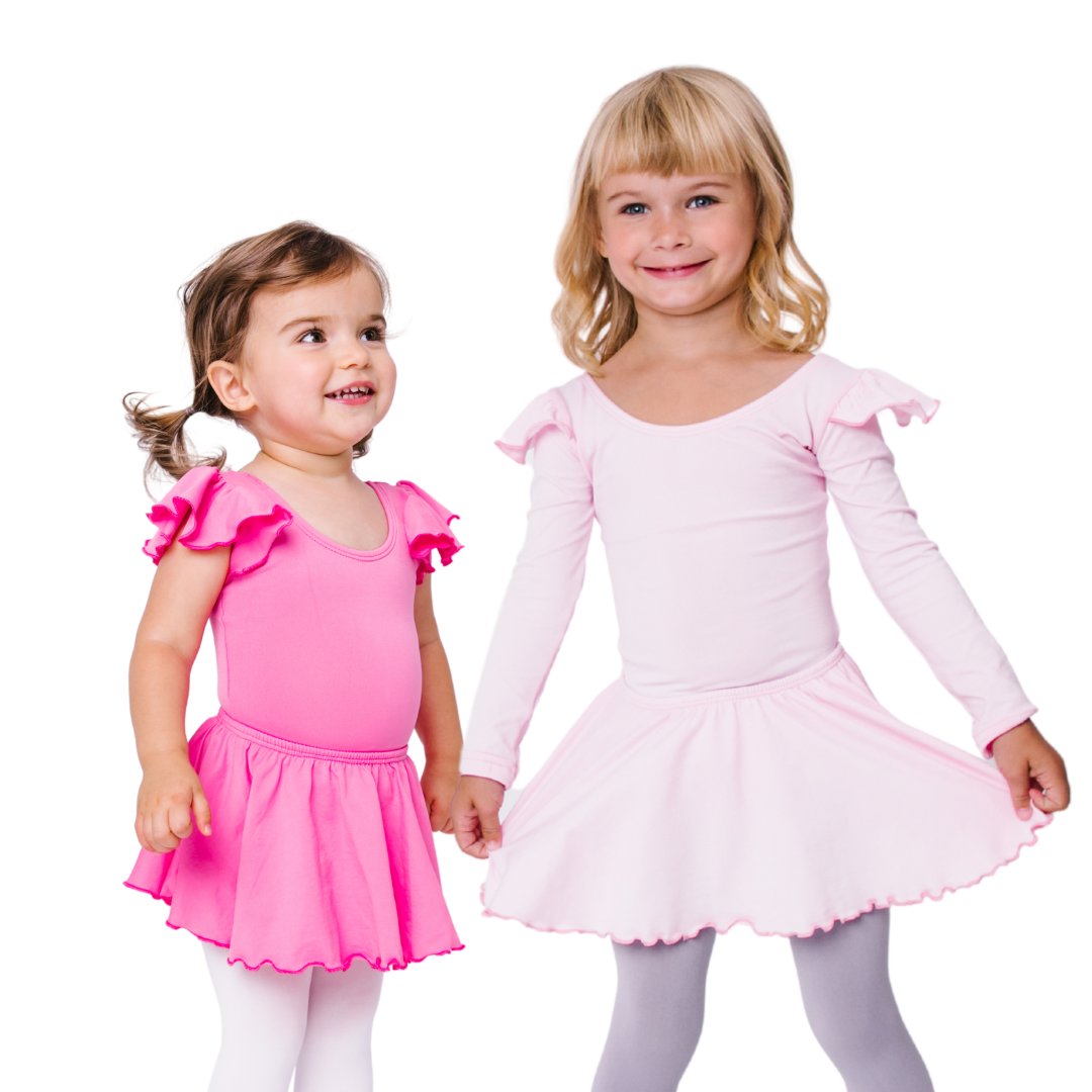 thumbnail image 2 of Ballet Leotards For Girls Suhine 3-Piece Ballet Leotard Set For Girls - Criss Cross Back & Tutu Skirt For Dance Class Tutu Skirt Leotards 2 of 14