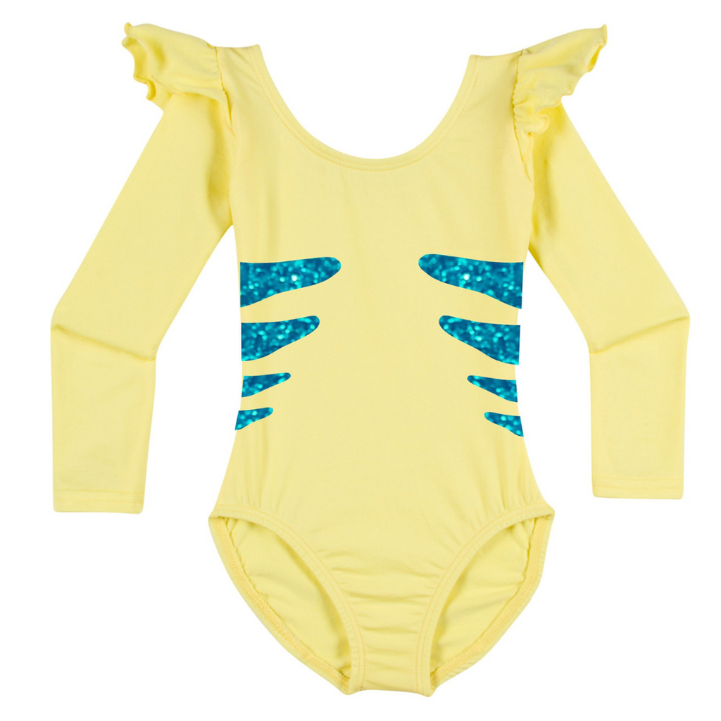 Flounder Fish Leotard / Flounder Fish Infant, Toddler & Girls Costume