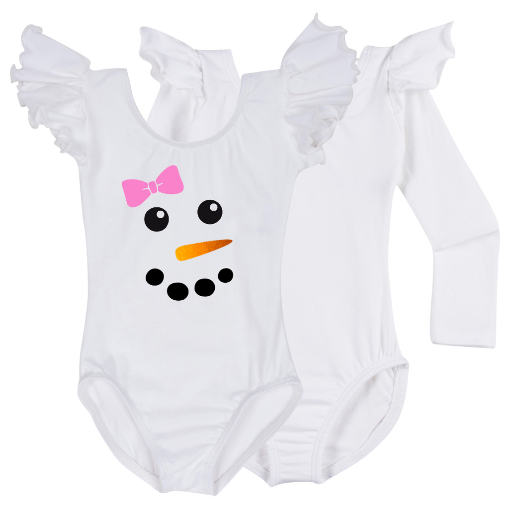 Winter Snow Girl Leotard for Toddlers and Girls