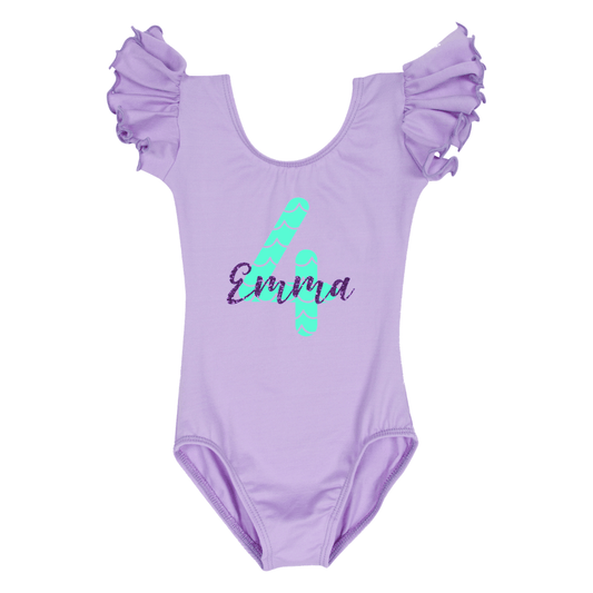 Mermaid Birthday Party Girls Top
