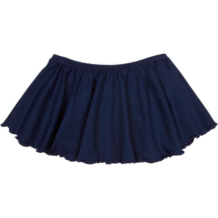navy blue ballet dance skirt