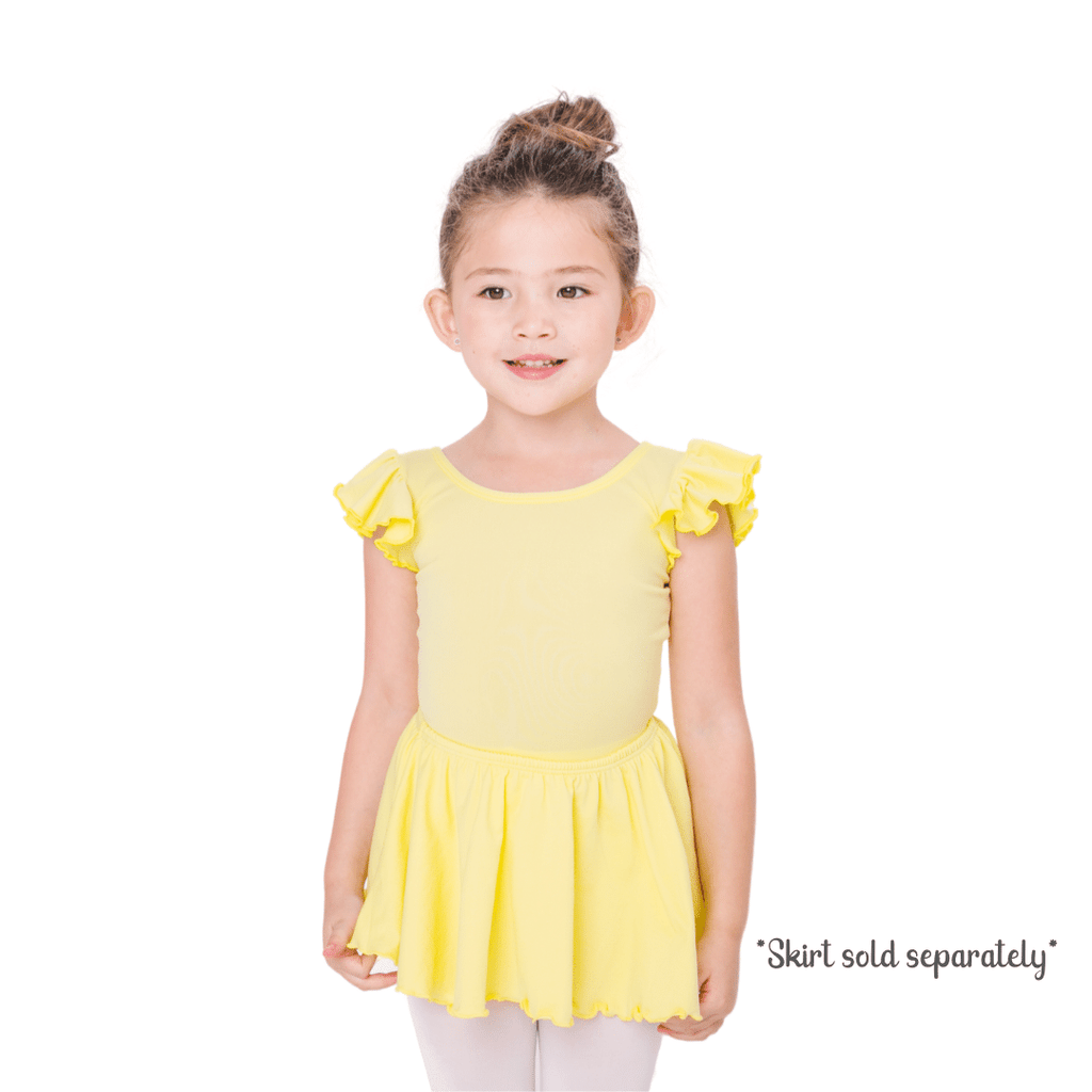 Yellow Dance Bodysuit and Leotard for Girls and Toddlers