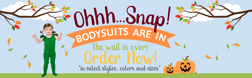 New! Snap Closures Are Now Available on Leotards