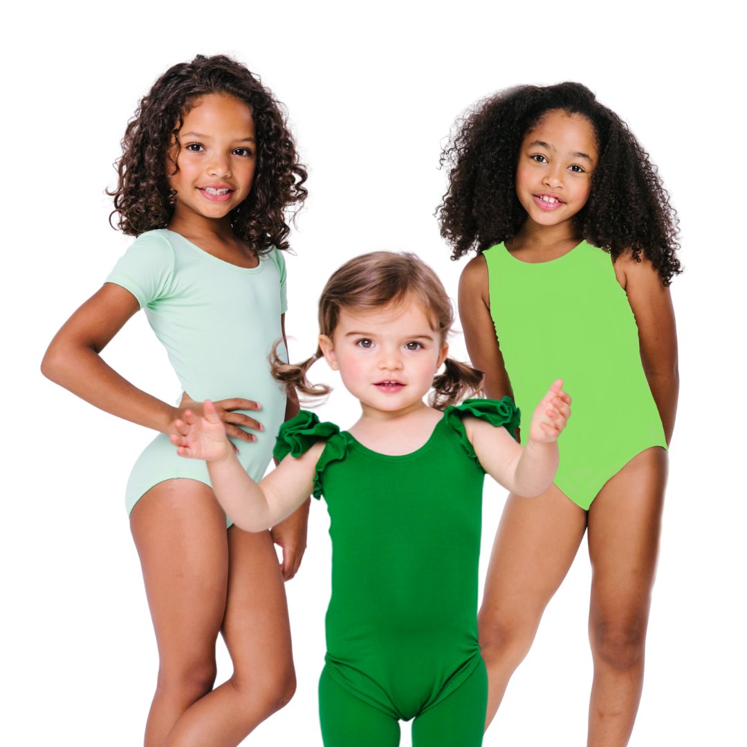 Green Girls Leotards