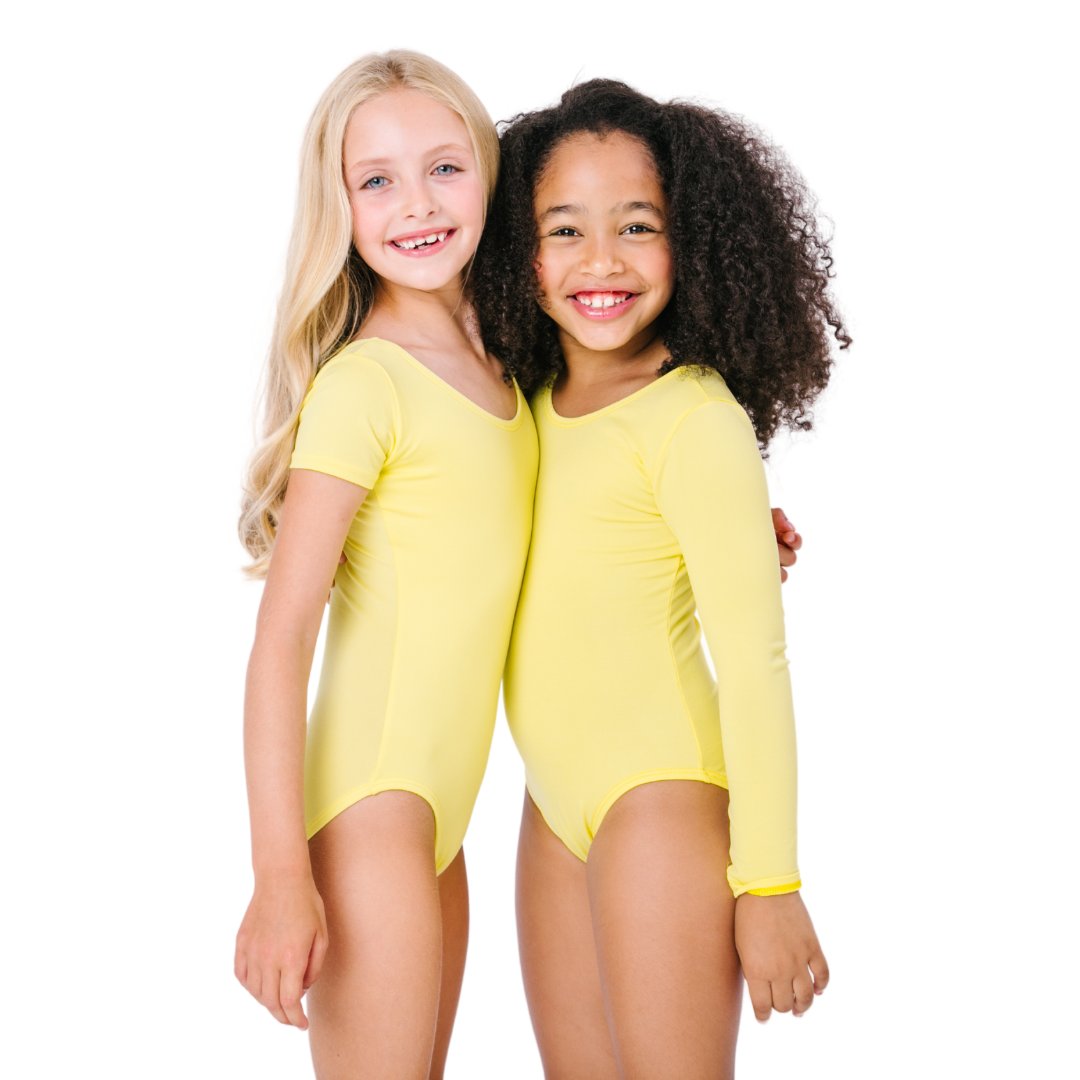 Yellow Girls Leotards