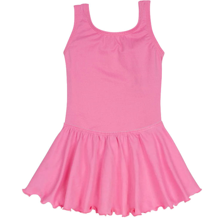 Bright Pink Tank Leotard for Ballet and Gymnastics