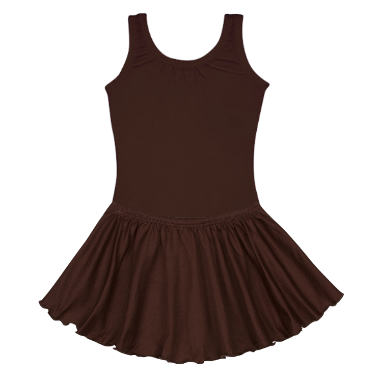 Brown Tank Leotard for Ballet & Gymnastics