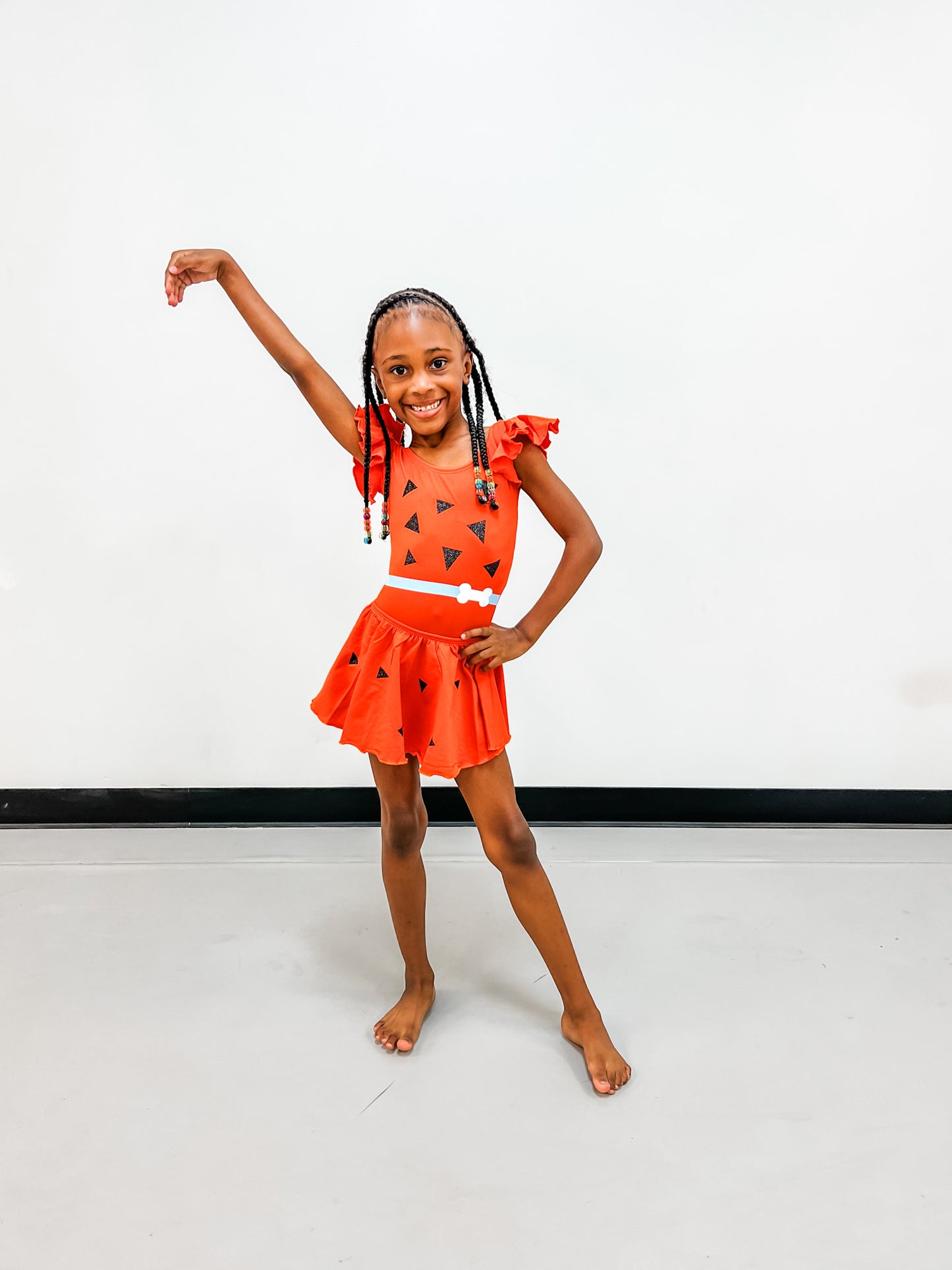 Cave Girl Leotard Inspired Kids Costume