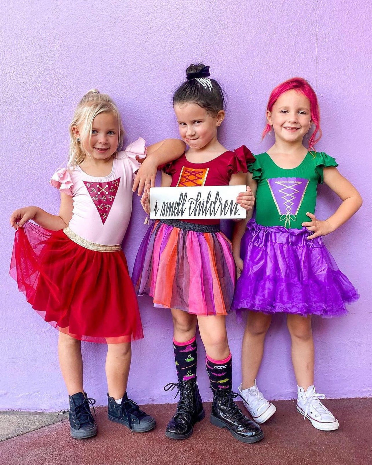 Hocus Pocus Inspired Kids Costume  Buy A Girls Hocus Pocus Inspired  Costume & Sanderson Sisters Costume – Leotard Boutique