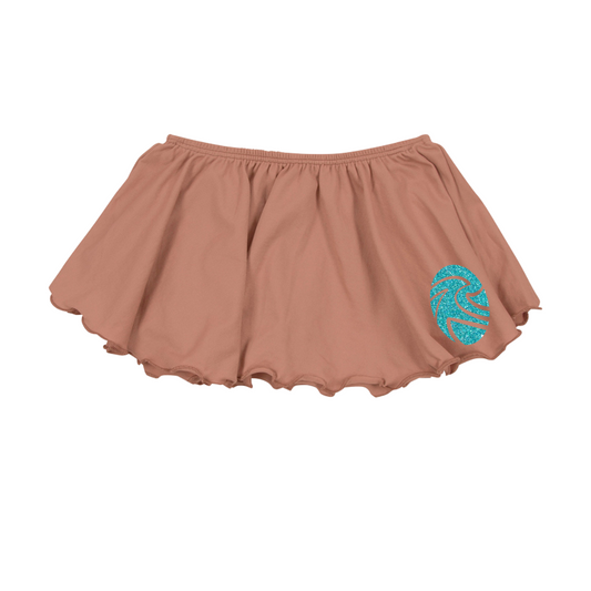 Island Princess Suntan Skirt with Blue Design