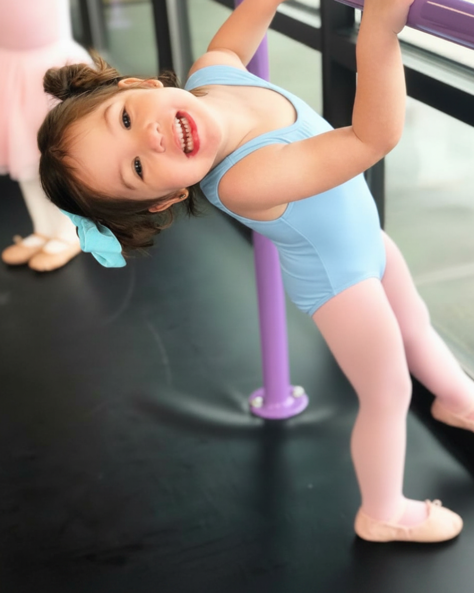 Light Blue Tank Leotard for Ballet and Gymnastics