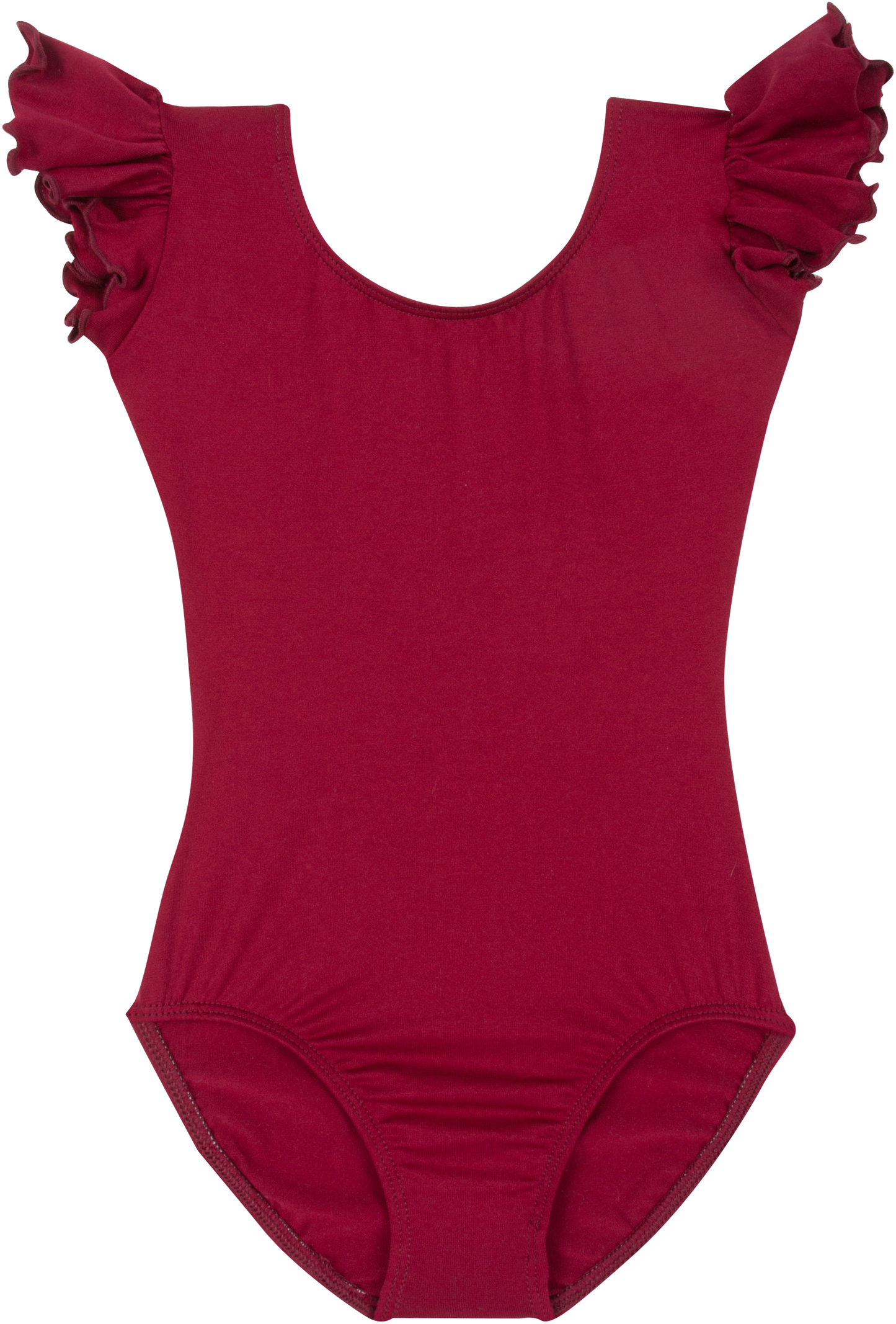 Final Sale: Ruffle Short Sleeve Leotards