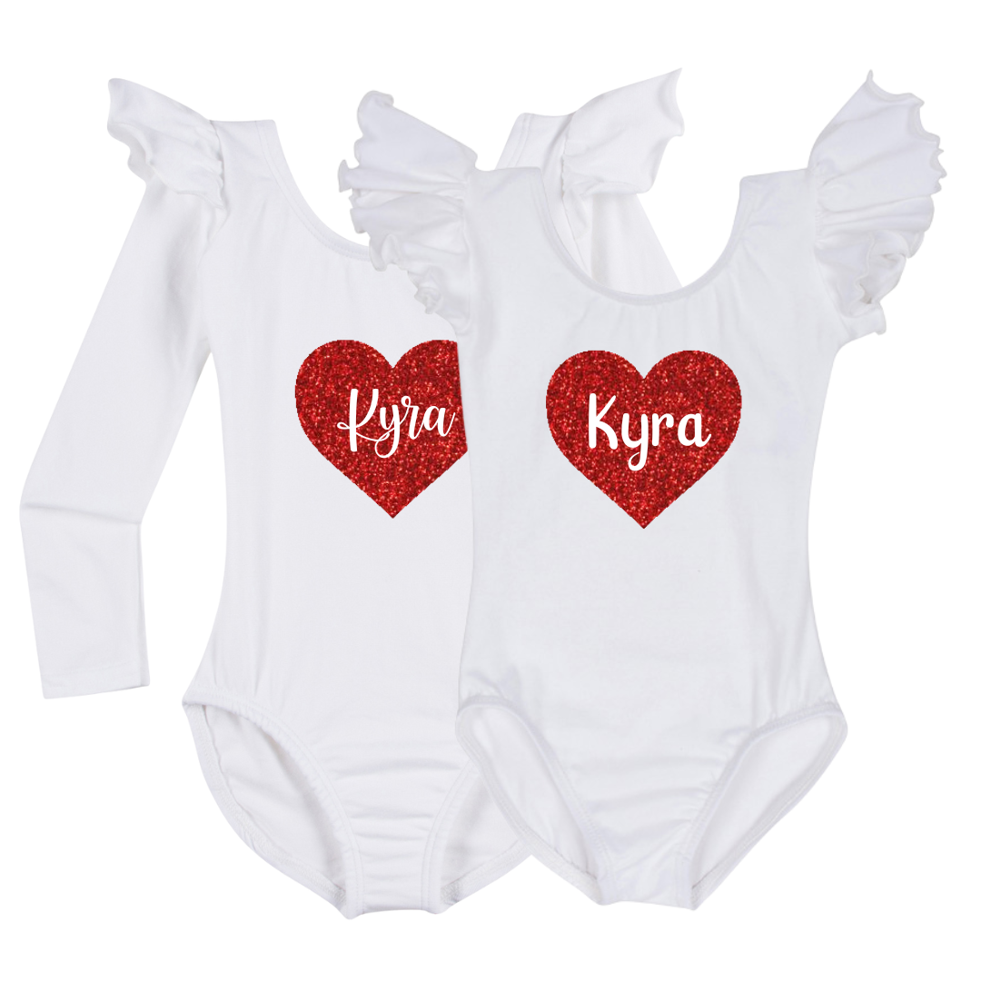 Custom Inked One Shoulder w Ruffle Leotard - Hologram main image 1