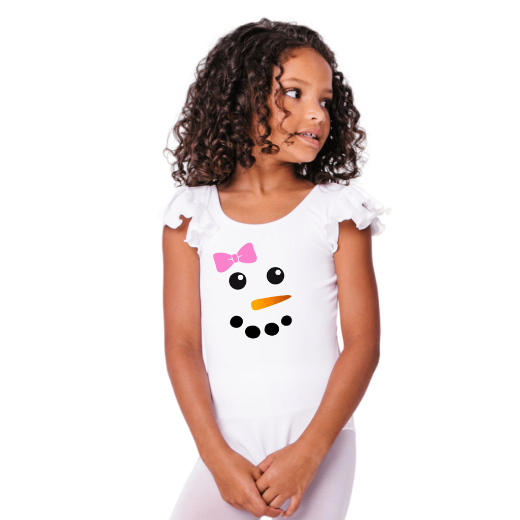 Winter Snow Girl Leotard for Toddlers and Girls