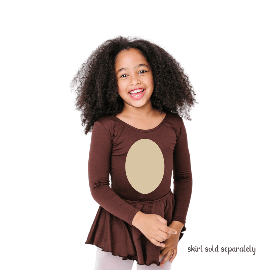 Animal Belly Brown Costume for Toddlers and Girls Halloween