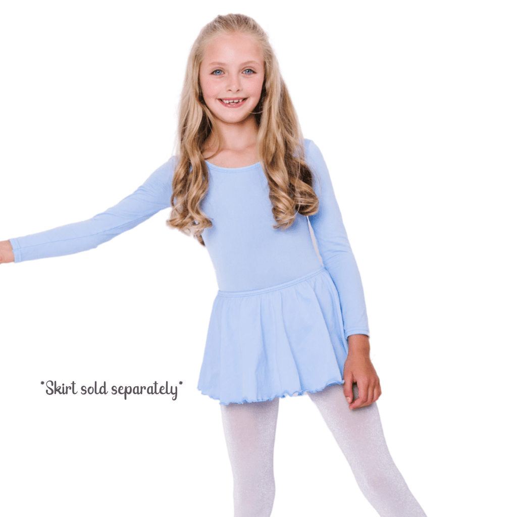 Girls and Toddlers Light Blue Leotard for Dance and Gymnastics