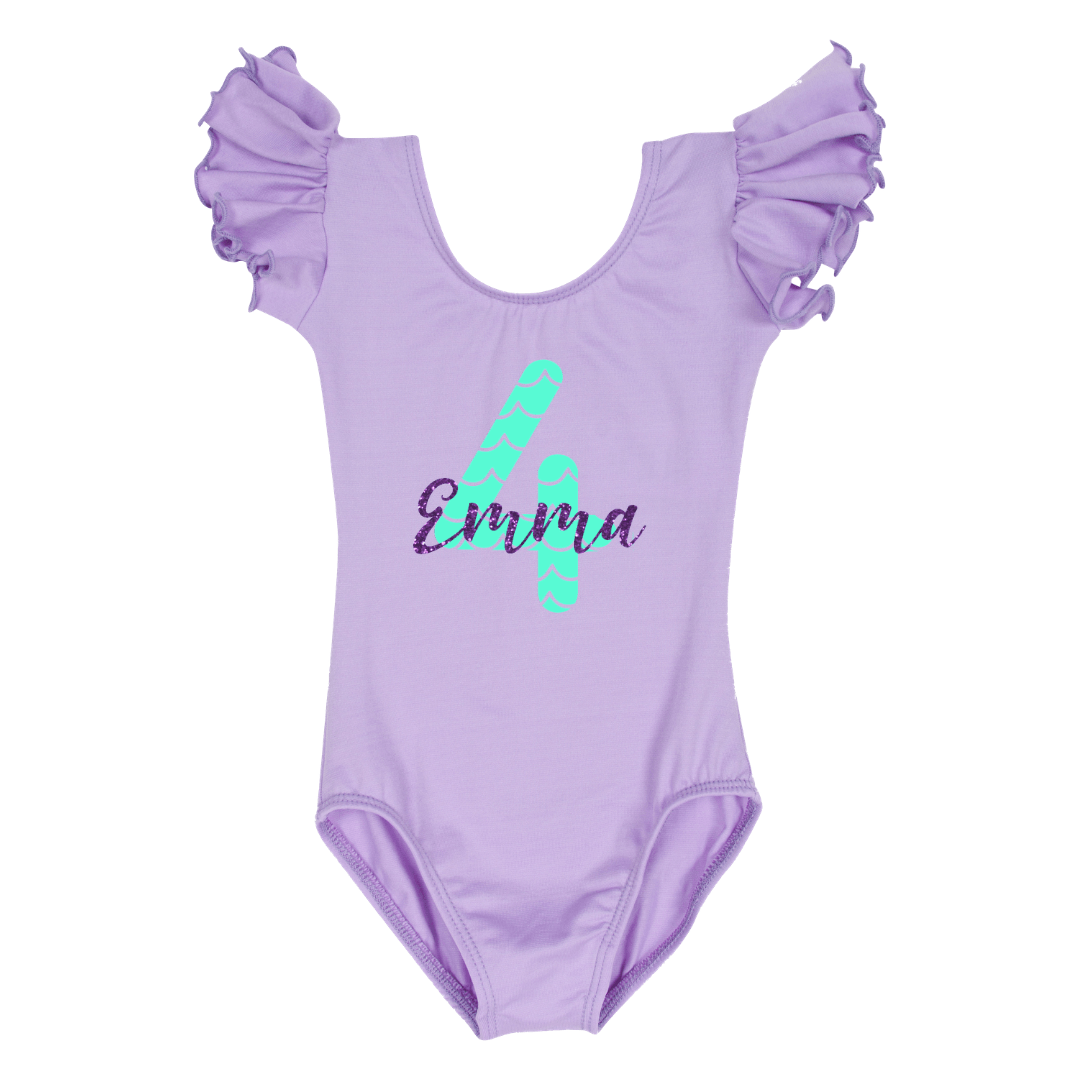 Mermaid Birthday Party Girls Top