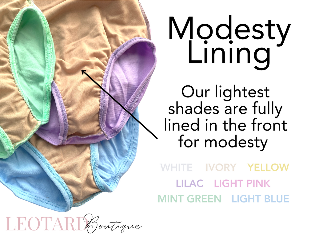Modesty Lining on Leotards Guide