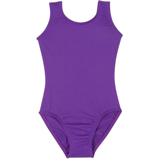 Purple Tank Leotard for Ballet and Gymnastics