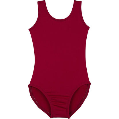 Burgundy Tank Leotard for Toddler & Girls