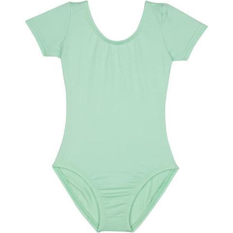 Mint Green Short Sleeve Leotard for Toddler & Girls