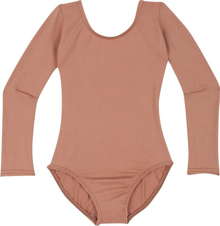 A Suntan Long Sleeve Leotard