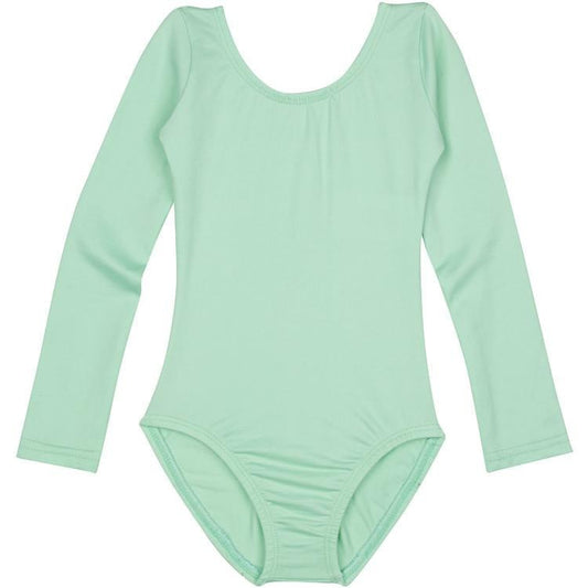 Mint Green Long Sleeve Leotard