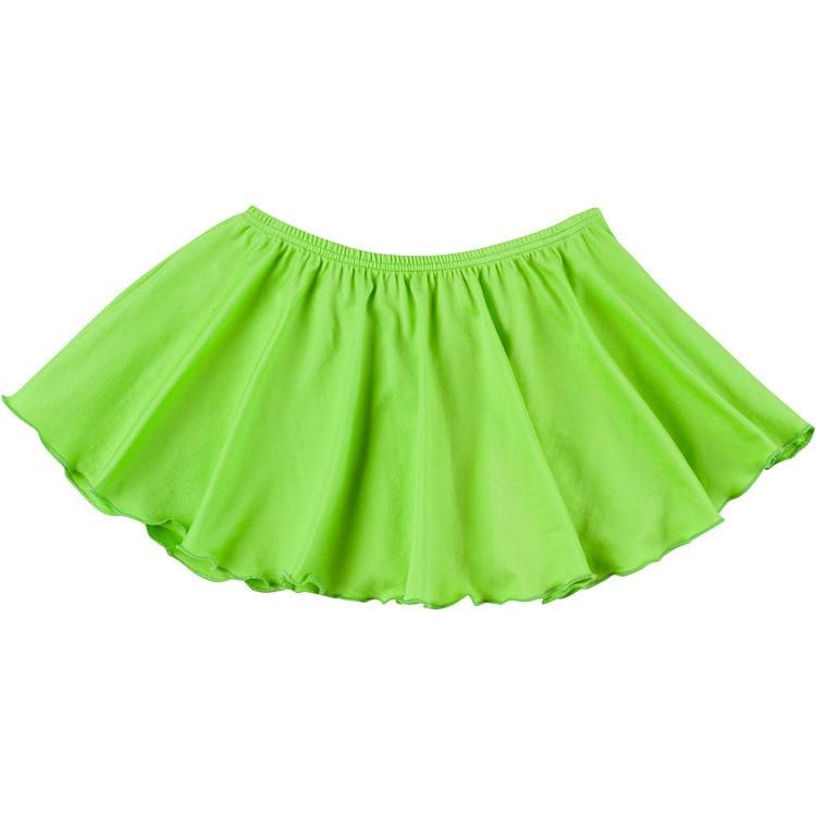 Lime Green Ruffle Ballet Dance Skirt