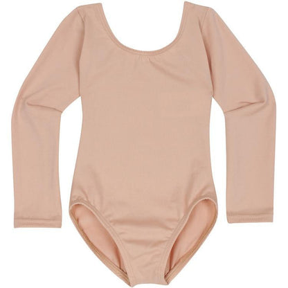 A Skintone Nude/ Beige Long Sleeve Leotard