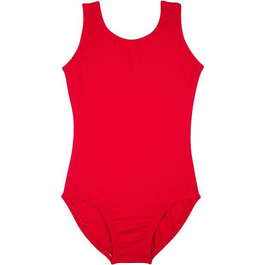 Red Tank Leotard for Toddler & Girls