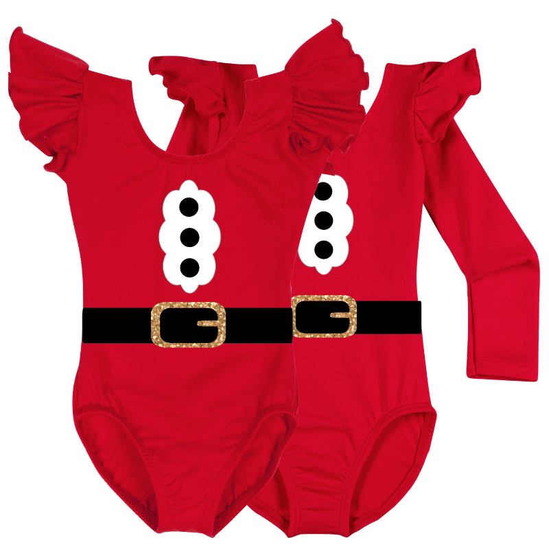 Mrs. Santa Claus Long Sleeve Baby, Toddler & Girls Costume Top