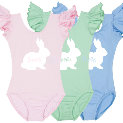 Personalized Bunny Leotards for Girls at Leotard Boutique