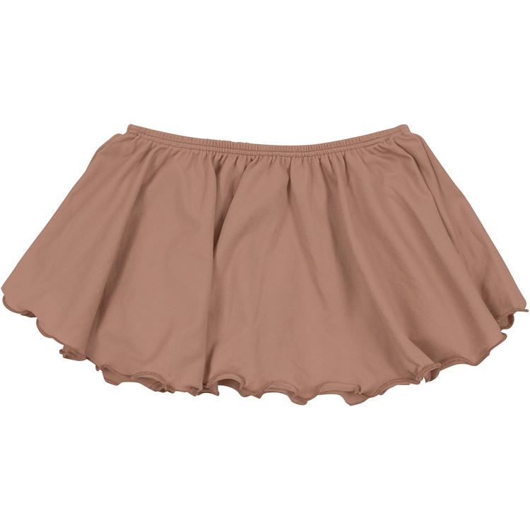 Suntan Ruffle Ballet Dance Skirt